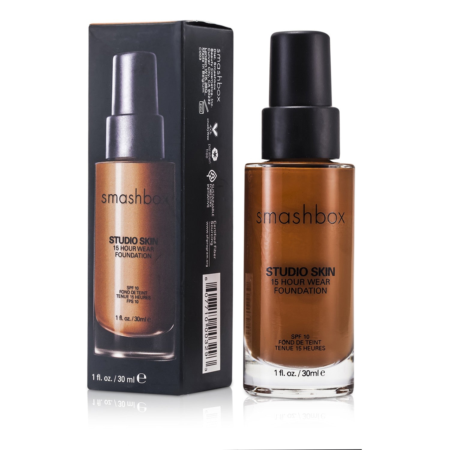 スタジオ スキン 15 アワー ウェア ファンデーション SPF 10 - # 4.2 Deep Warm Brown